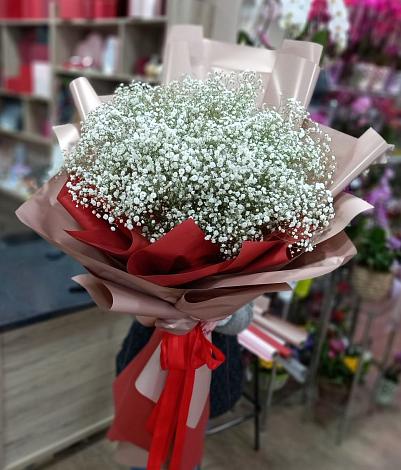 Букет цветов из: Гипсофила в Стодеревской