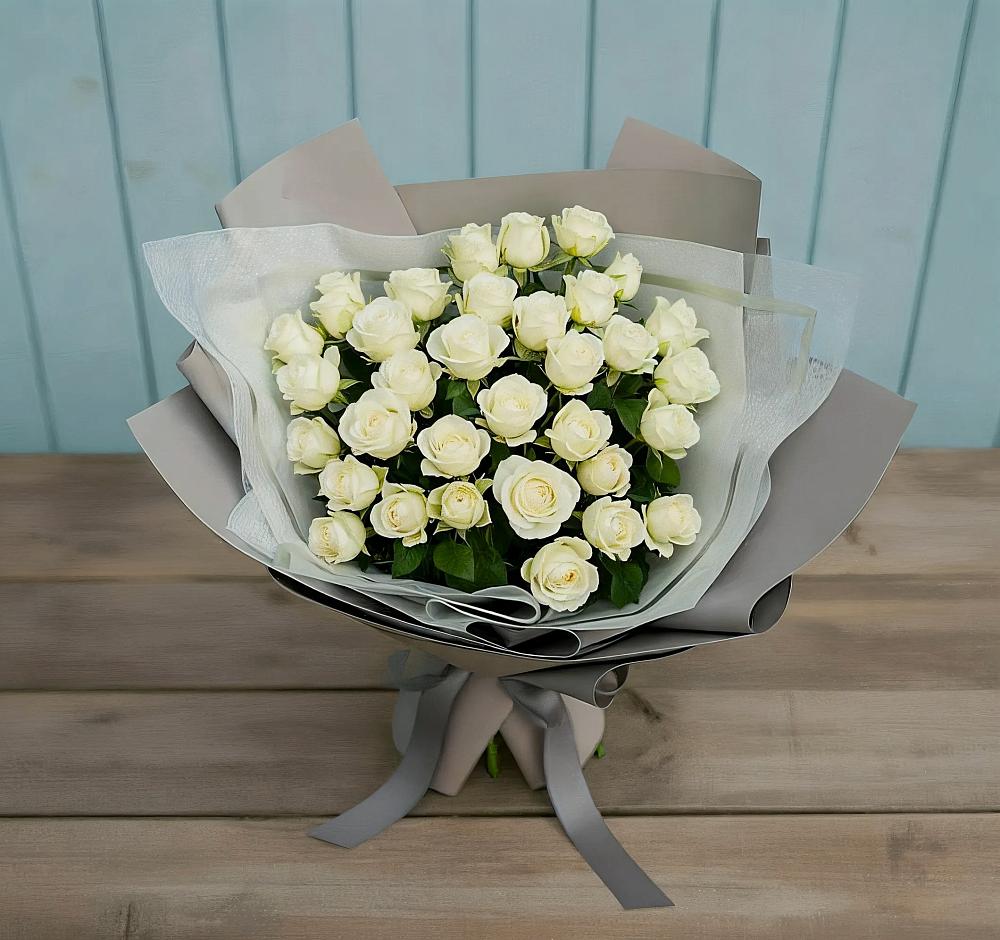 Букет Белоснежная нежность в Стодеревской