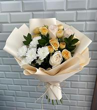 Букет цветов из:  Розы и Хризантемы в Стодеревской