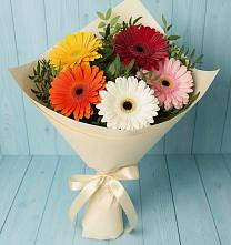 Букет цветов из:  Герберы в Стодеревской