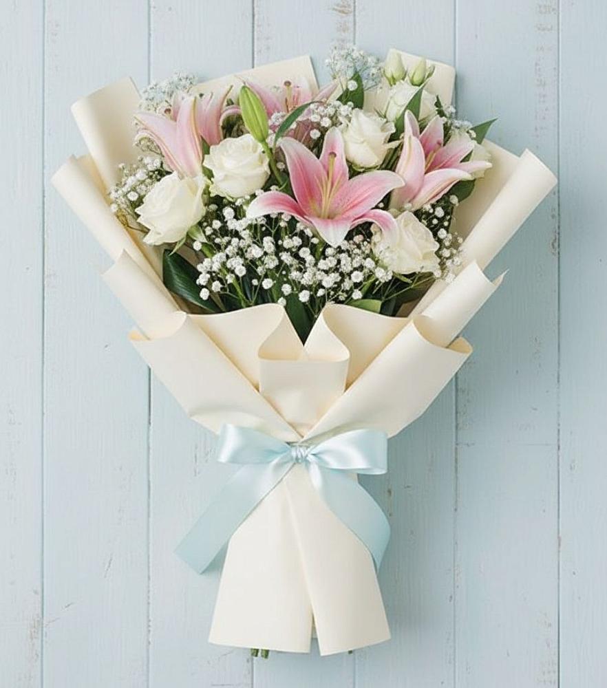 Букет цветов из: Лилии в Стодеревской