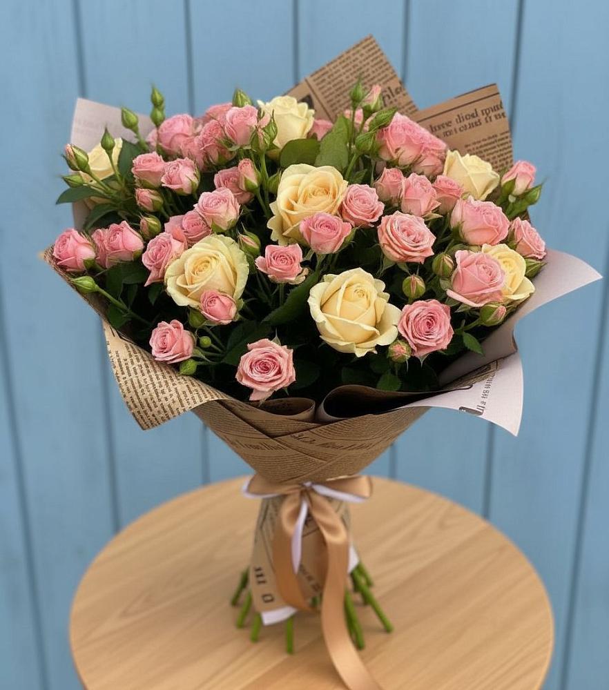 Букет цветов из: Розы в Стодеревской