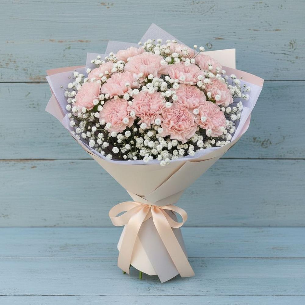 Букет цветов из: Гвоздики в Стодеревской