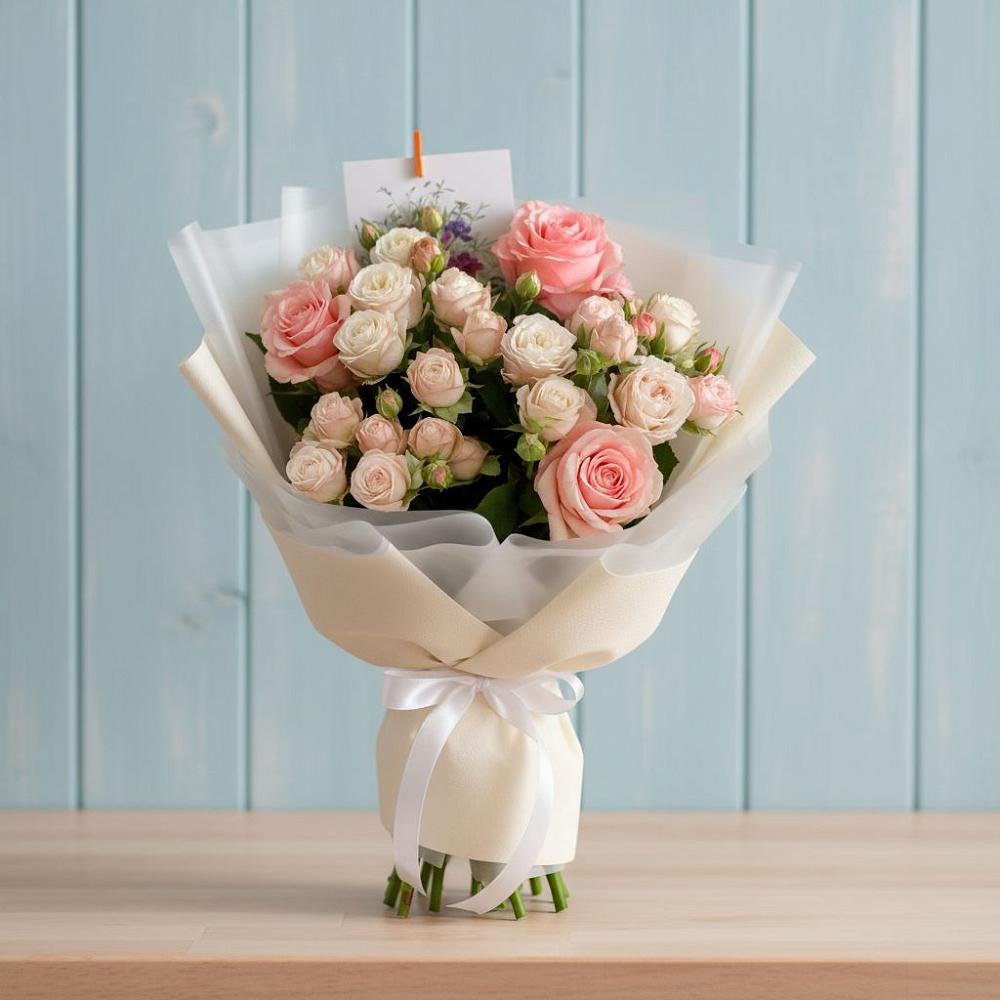 Букет цветов из: Розы в Стодеревской