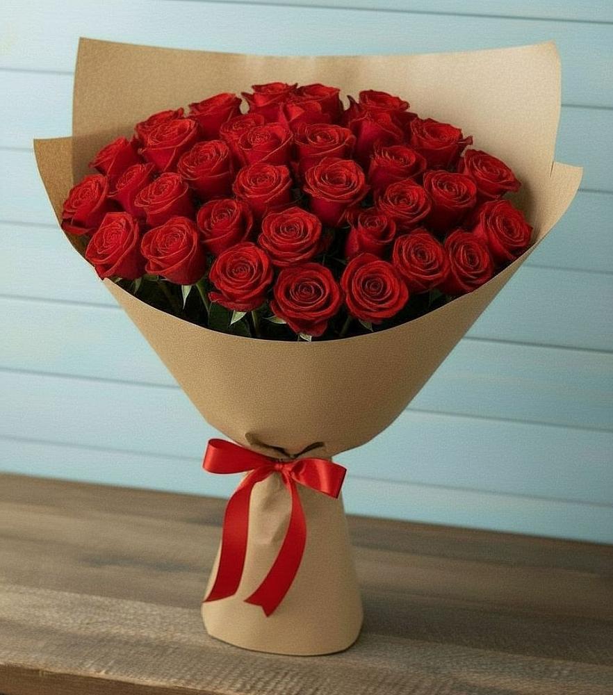 Букет Красные розы Милано в Стодеревской