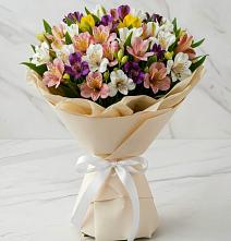 Букет цветов из:  Альстромерии #REPLACE_PRED# Стодеревской