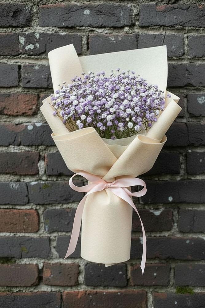 Букет цветов из: Гипсофила в Стодеревской