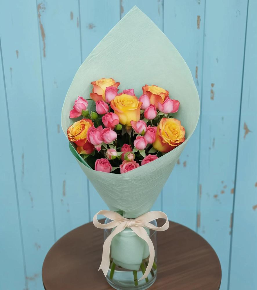 Букет цветов из: Розы в Стодеревской