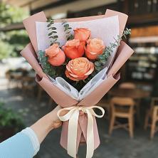 Букет цветов из:  Розы в Стодеревской