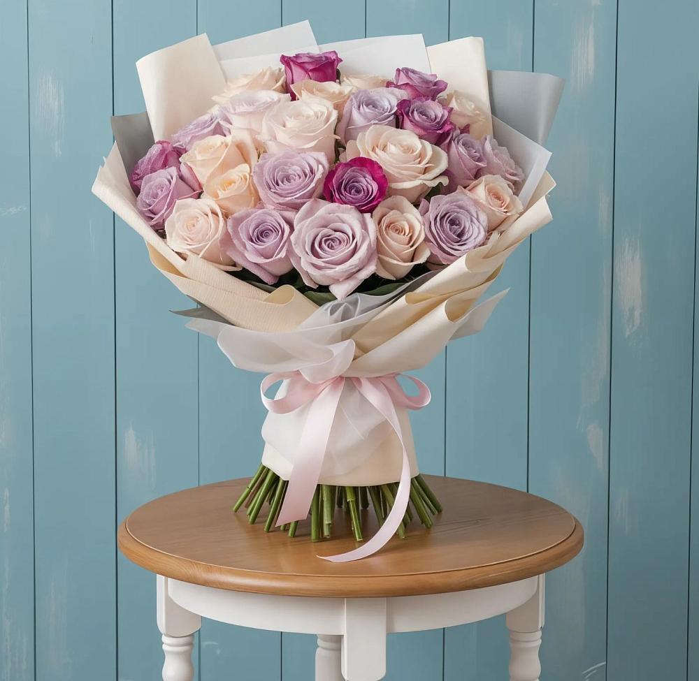 Букет цветов из: Розы в Стодеревской