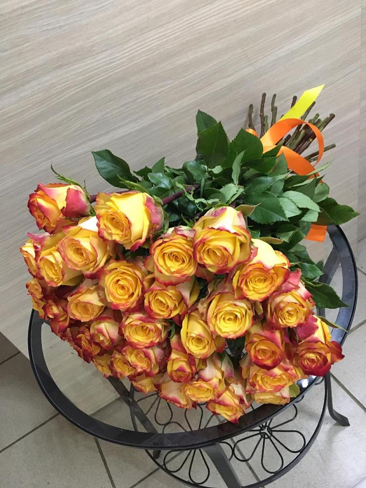 Букет Желтые розы в Стодеревской