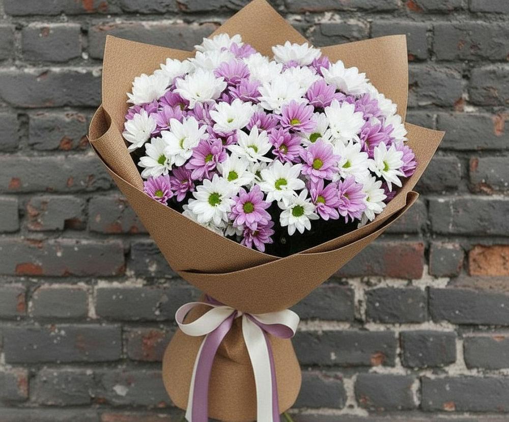 Букет цветов из: Хризантемы в Стодеревской