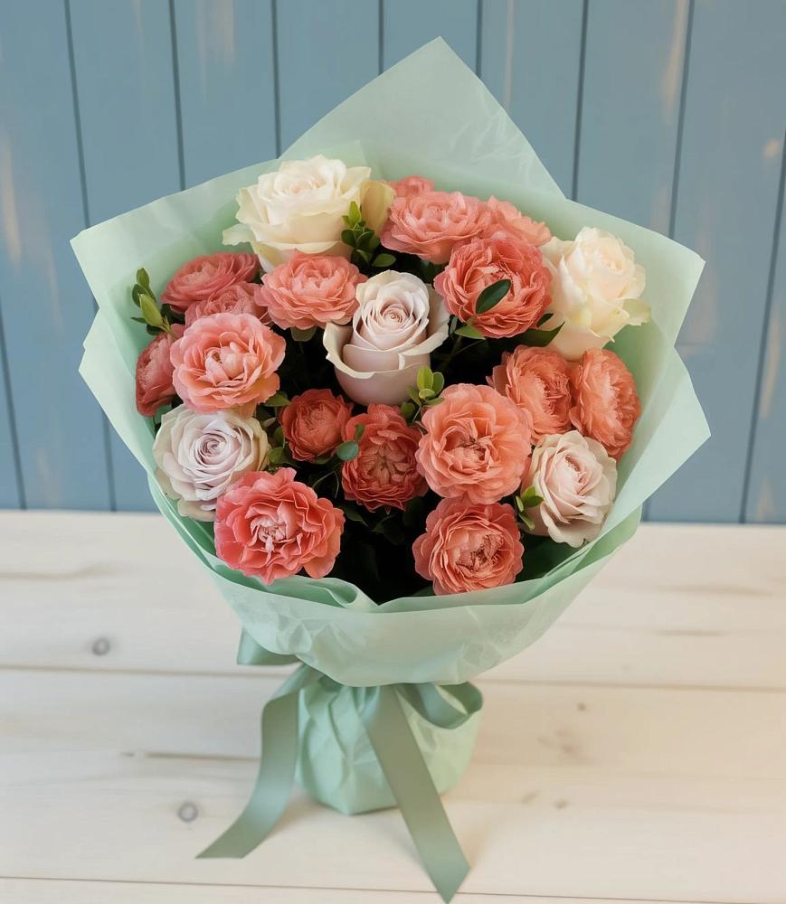 Букет цветов из: Розы в Стодеревской