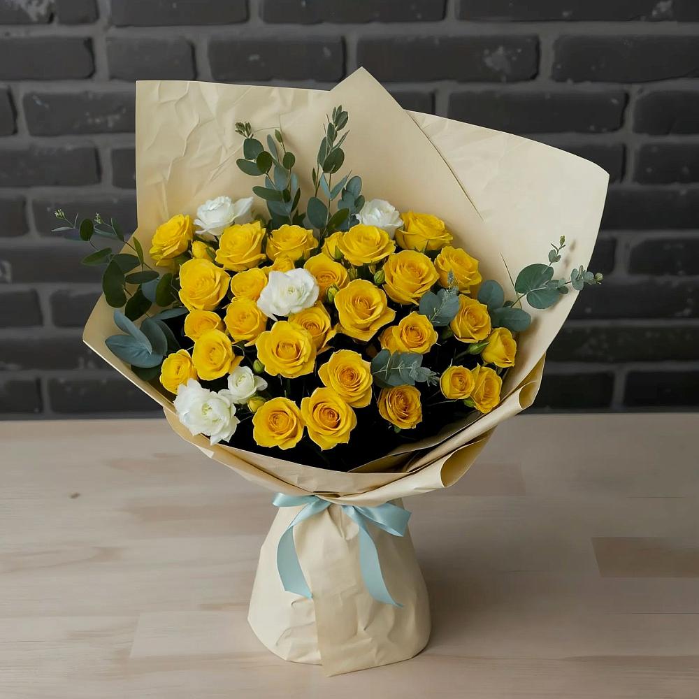 Букет цветов из: Розы в Стодеревской