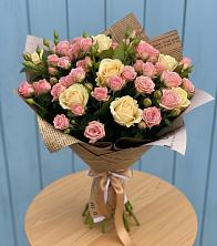 Букет цветов из:  Розы в Стодеревской