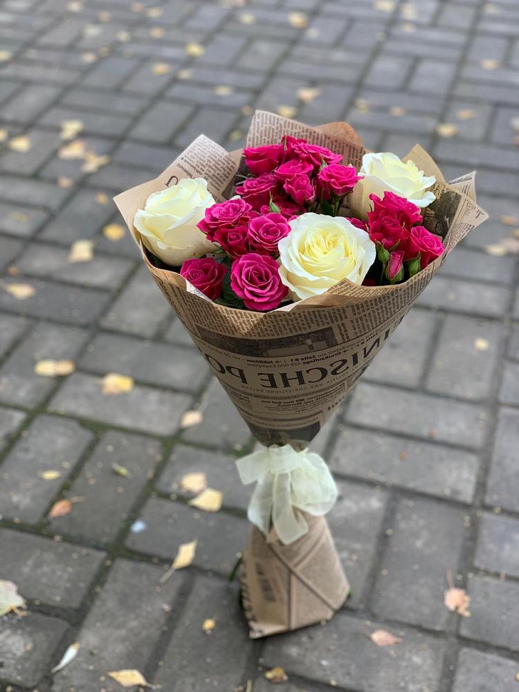 Букет цветов из: Розы в Стодеревской