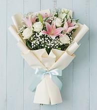 Букет цветов из:  Лилии в Стодеревской